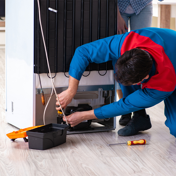 how much do you charge for refrigerator repair services in Sunnyside CA